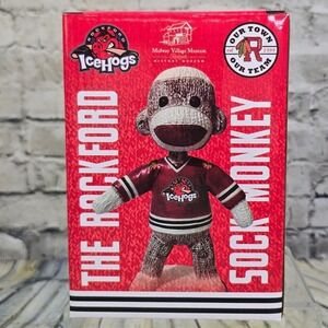 Rockford IceHogs Sock Monkey Bobblehead AHL Hockey Babs 20 Collectible 2019 NIB